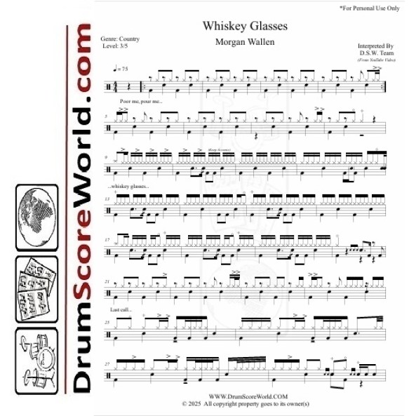 Morgan Wallen - Whiskey Glasses